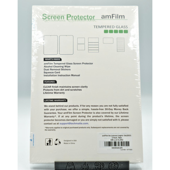 For Lenovo Legion Go S 8" Handheld Gaming Screen Protector Tempered Glass - Picture 2 of 2